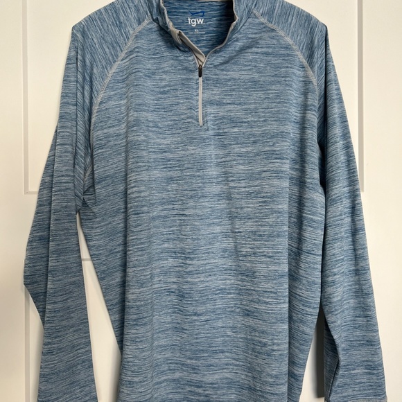 TGW Men's Heather Lightweight Raglan 1/4 Zip Golf Pullover - Picture 5 of 5